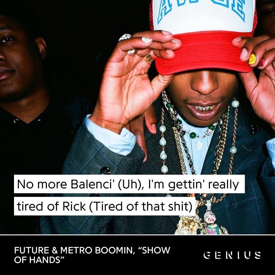 therealugs's tweet photo. Rocky dissing Carti on the low?? 👀 https://t.co/he6dRBAbKA