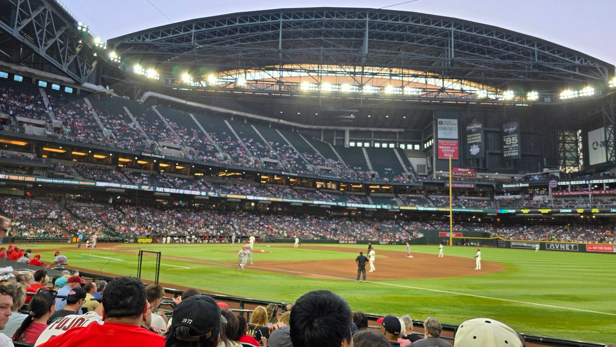 Friday Night Light! #Dbacks #whatafan