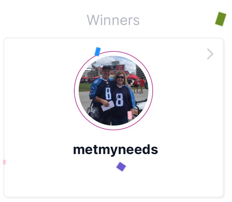 Congrats @metmyneeds for winning the Need For Sneed!