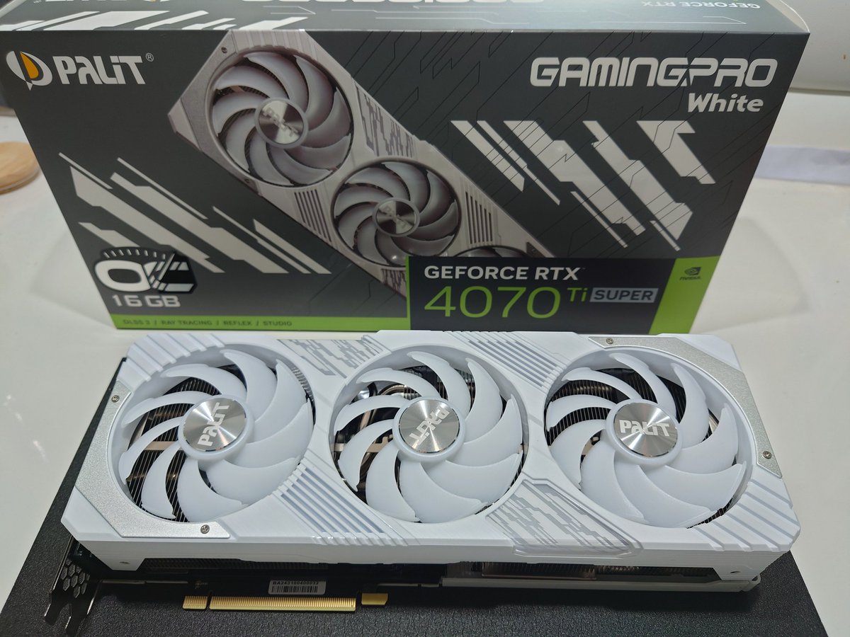 Palit RTX4070Ti SUPER GamingPro White OC 16GB』 ありがとうござい 