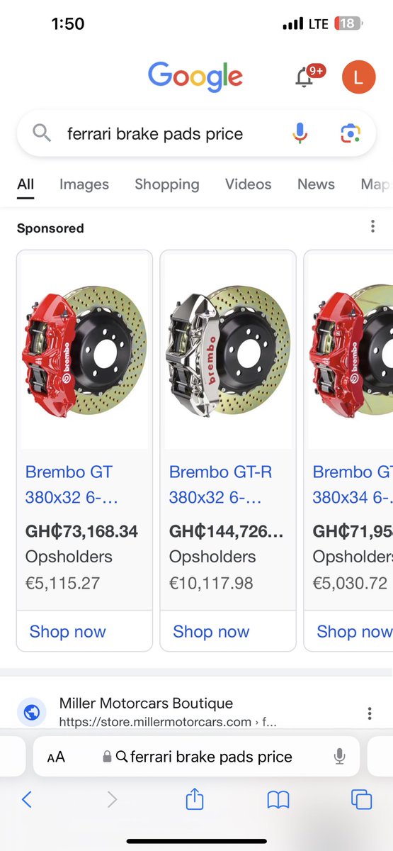 Eii break pad price nie, ene3 s3 trotro drivers use safety pin