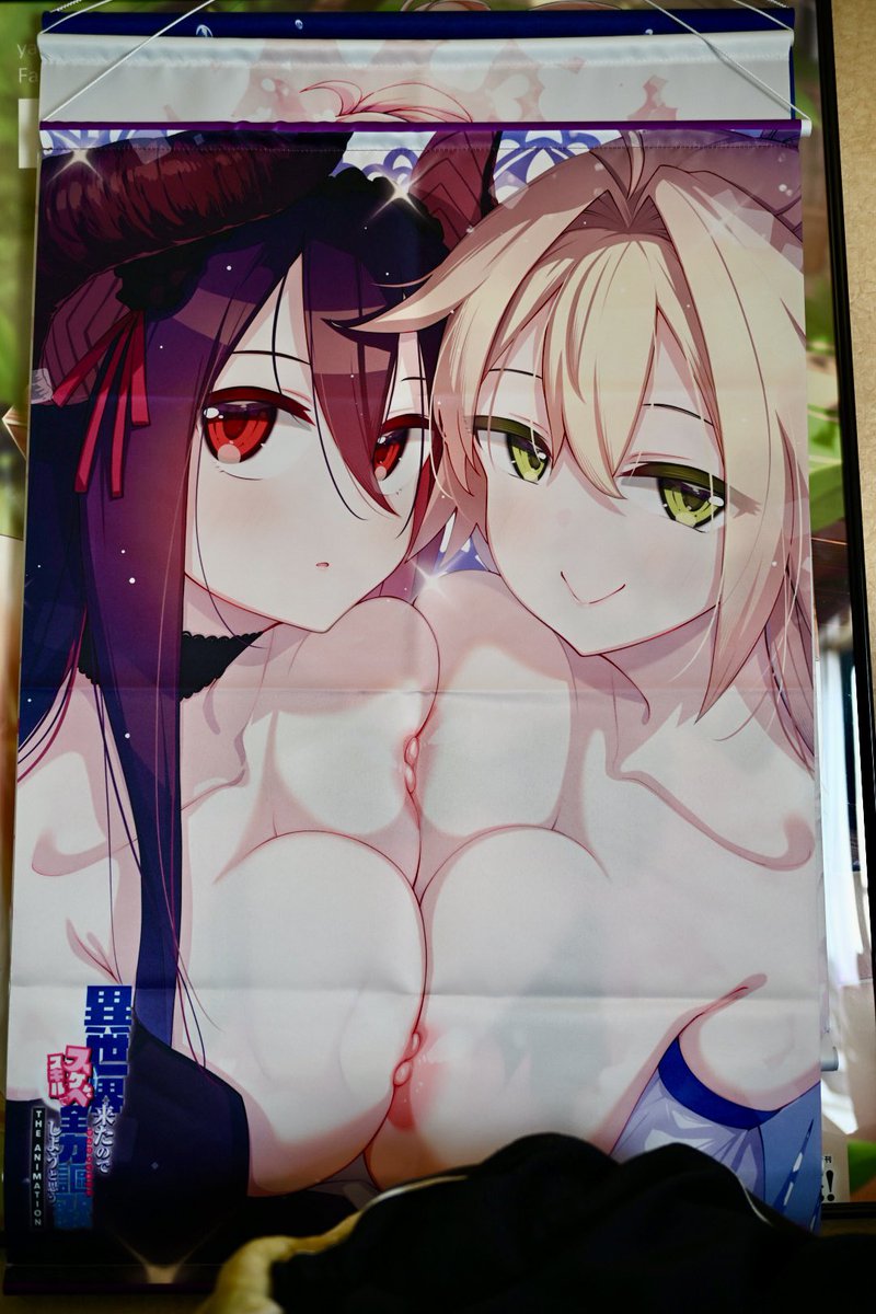 異世界謳歌のタペストリーが大量に届いた

とてもありがたい 