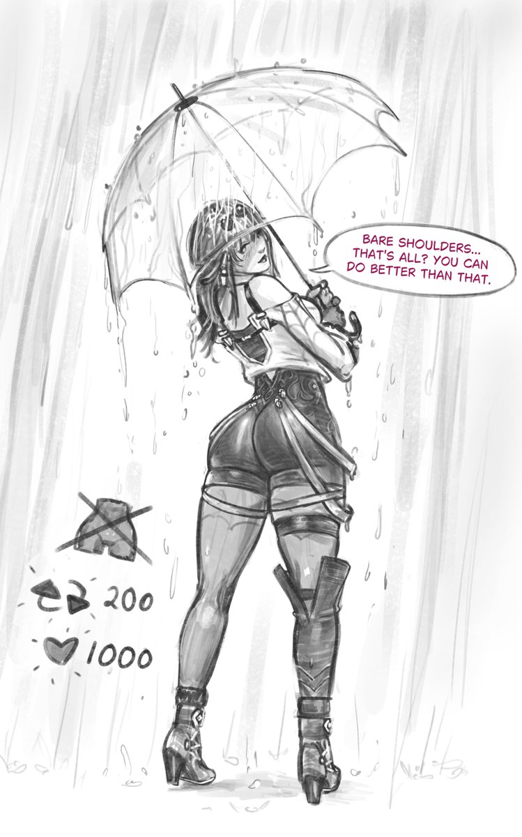 CalamariCakes's tweet photo. I'm not sure if Kafka is winning or losing?

[Part 2, in which we see if people have strong feelings about Kafka's shorts] https://t.co/77XS5jonVV
