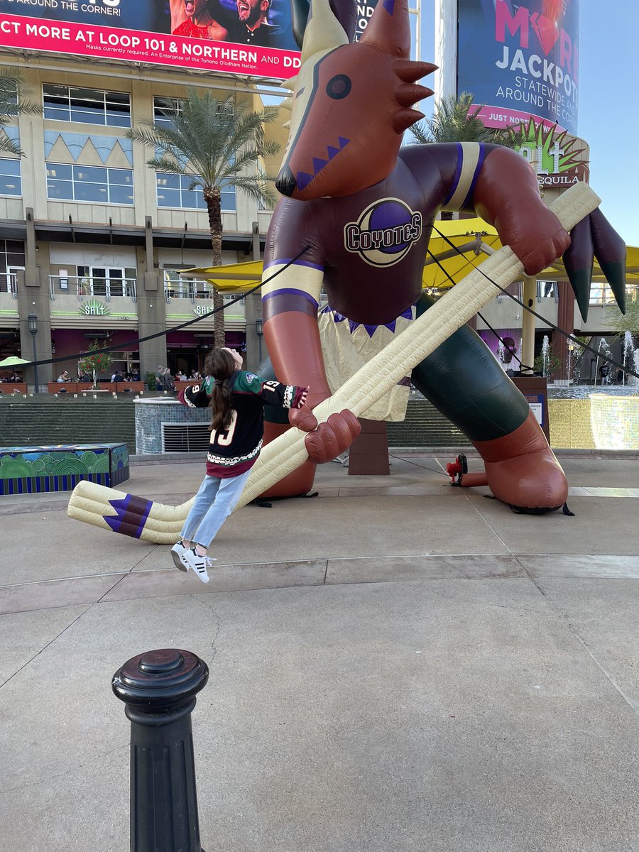 adopadre's tweet photo. HOCKEY WILL ALWAYS BELONG IN THE DESERT!!!
#Yotesforever #Yotes https://t.co/QqvyUx4psH