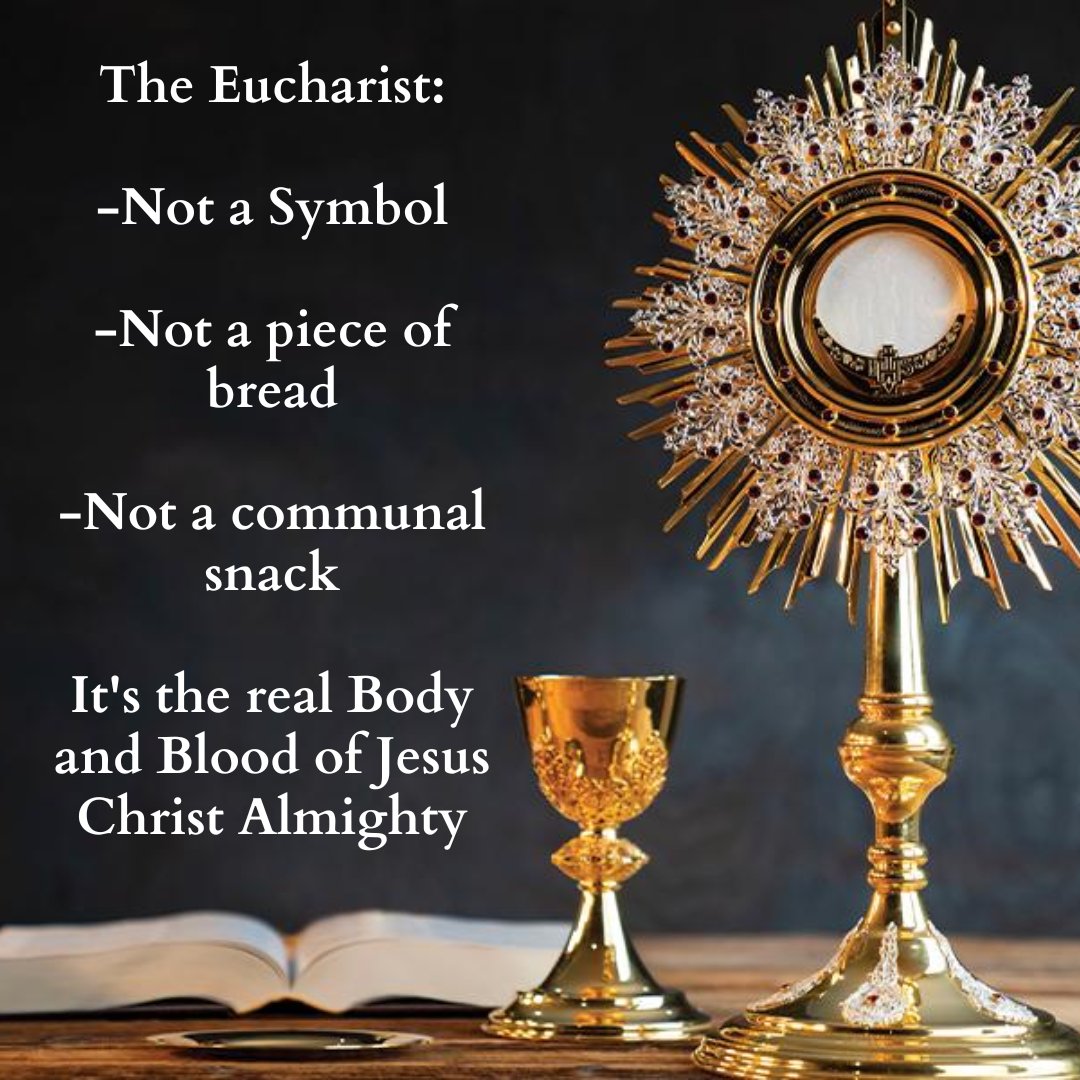 The Eucharist is Life in abundance. Be Eucharistic!