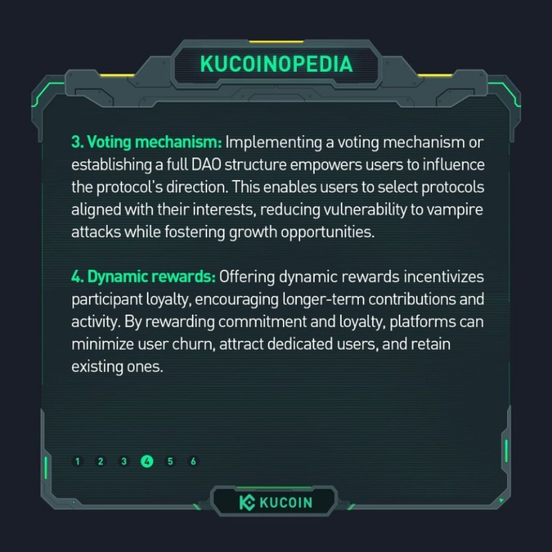kucoincom's tweet photo. 📙 #KuCoinopedia: #VampireAttacks

🧛‍♂️ Beware of aggressive maneuvers in the crypto realm!

🗡️ Here are key strategies to ward off these bloodsuckers and fortify your protocol. 💪

#KuCoin #crypto #cryptocurrency