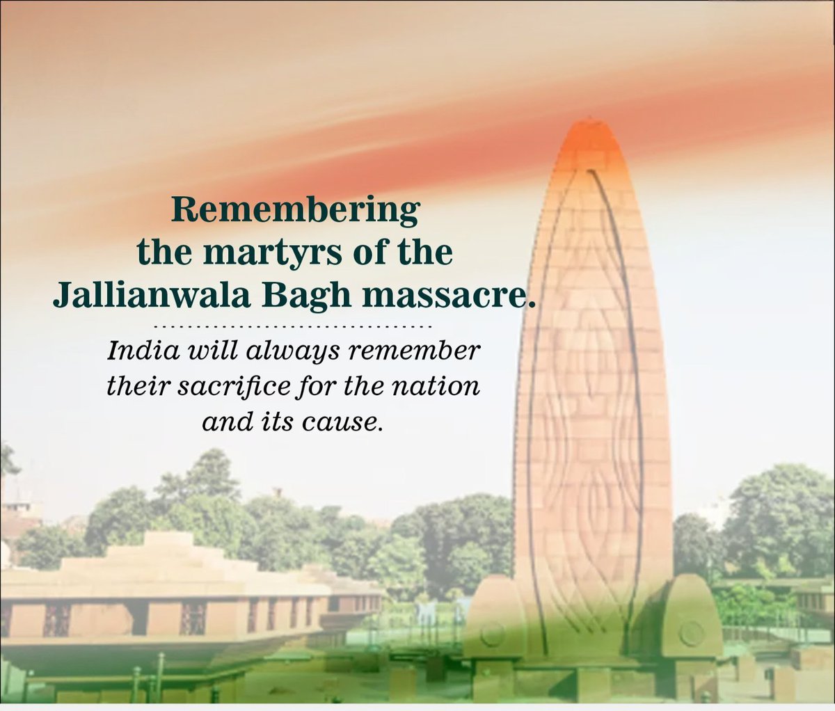 𝐉𝐚𝐥𝐥𝐢𝐚𝐧𝐰𝐚𝐥𝐚 𝐁𝐚𝐠𝐡, a symbol of Indian resilience, witnesses the valor and sacrifice of freedom fighters.

#JallianwalaBagh
#जलियांवालाबाग