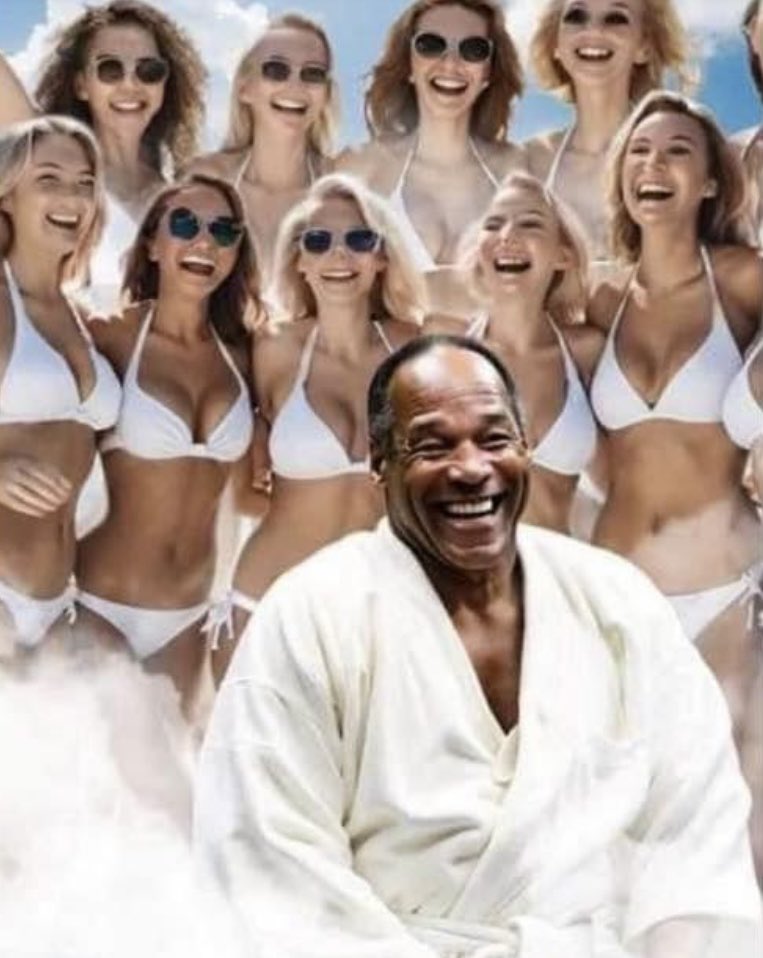FamousStarwolf's tweet photo. #OJSimpson never murdered more women or men than the #CIA American police or American Government 
He was acquitted though still treated as a criminal and permitted to be extorted via civil lawsuits smh

#BitcoinHalving2024 
#Coachella 
#OJISDEAD https://t.co/9h7Ne2dHVx