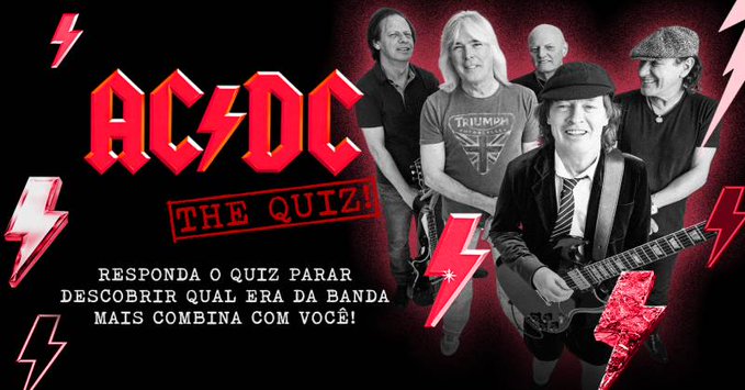 Show! É #Rock🤘 QUIZ... @sonymusicbrasil Quem vai responder?!! #ACDC🤘🎸