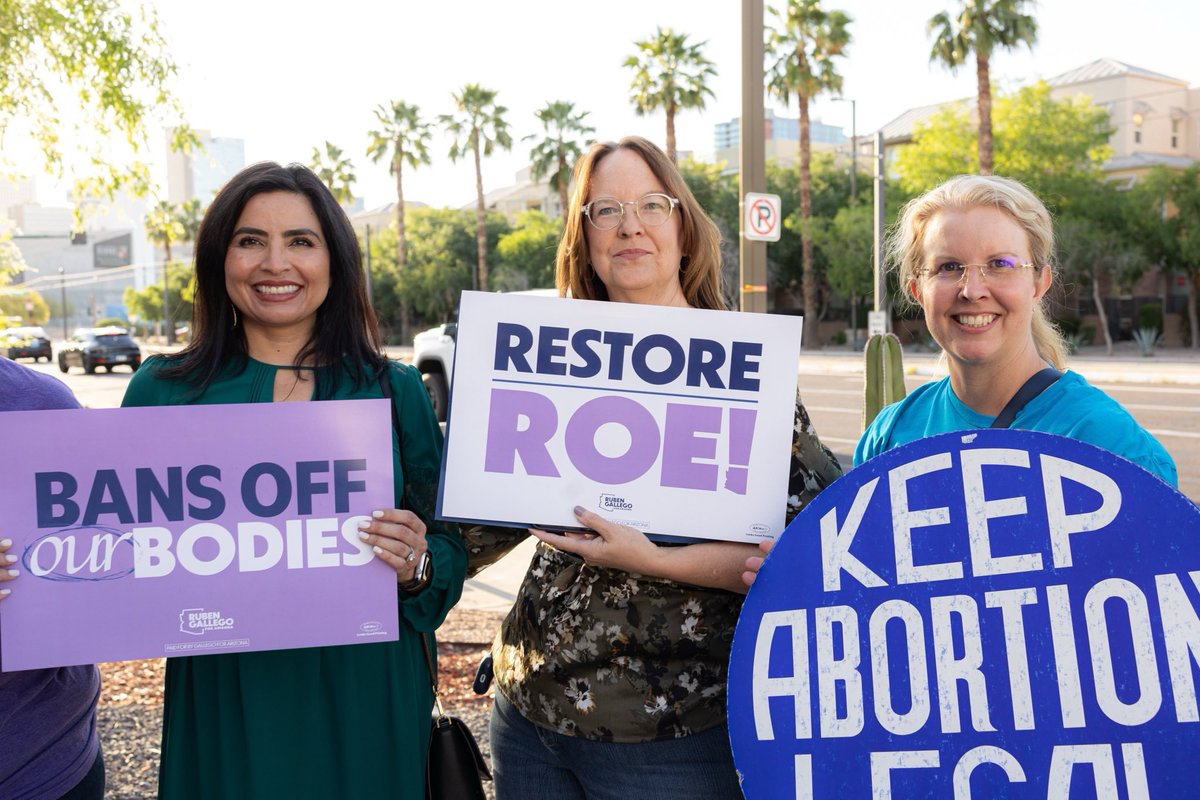 The choice in this election couldn’t be clearer. Kari Lake wants to ban abortion. I want to protect abortion rights.  With your help we’re going to win this Senate race.