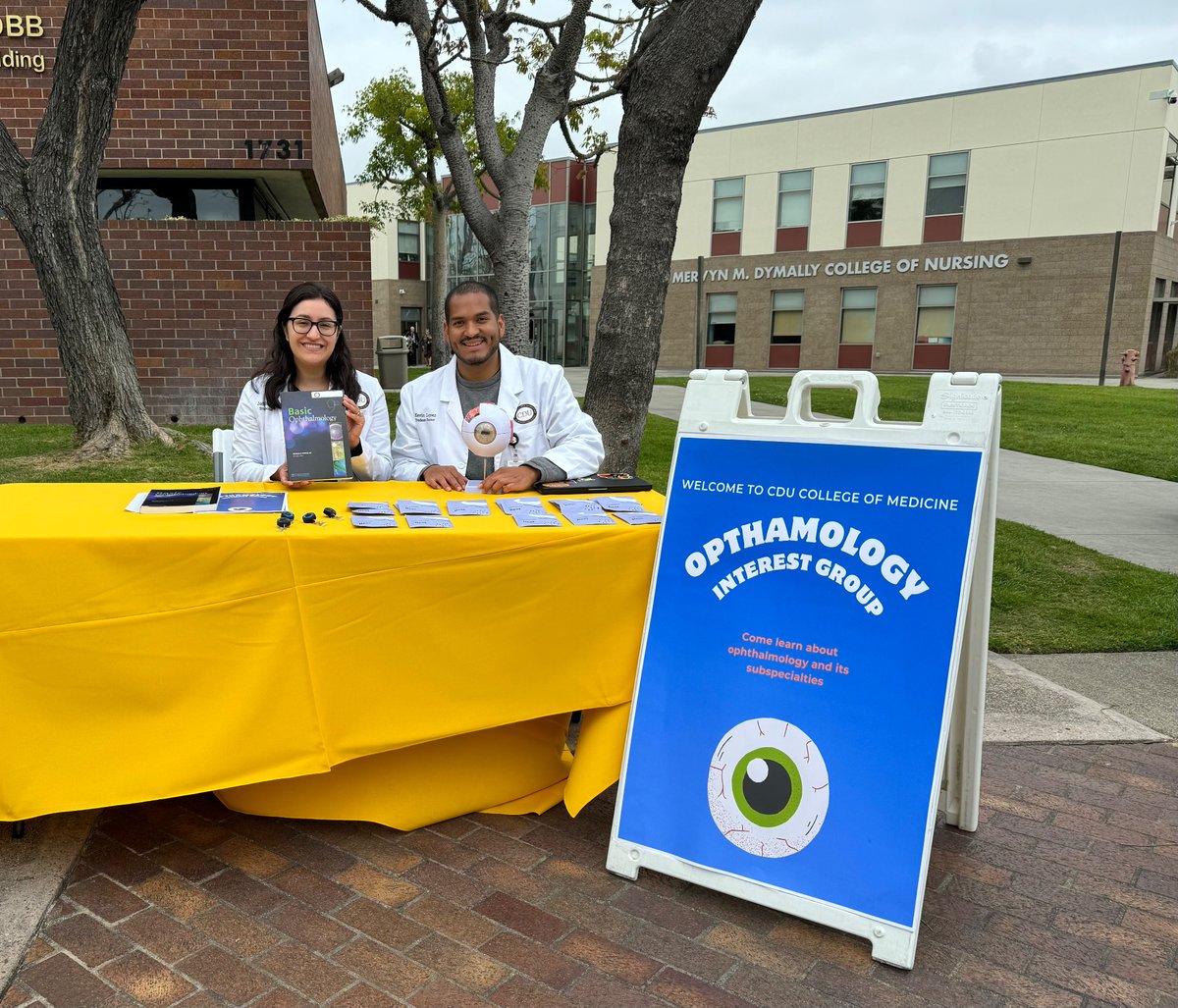 Honored to have co-founded @cdrewu Ophthalmology Interest group with Kevin Lopez. Today, we had the pleasure of meeting and being surrounded by so many incredible incoming applicants.