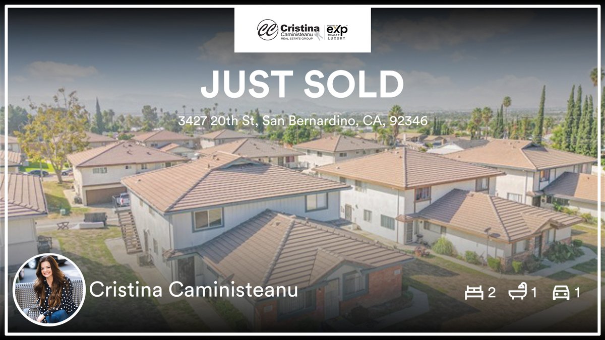 🛌 2 🛀 1 🚘 1
📍 3427 20th St, San Bernardino, CA, 92346

My latest sale on RateMyAgent.
 01304425
rma.reviews/hbmpsY9JzQo6

...
#ratemyagent #realestate #Caministeanu_Team