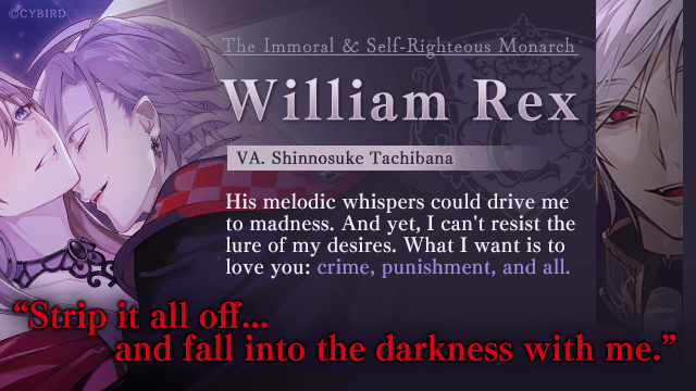 Choose your wicked fate... Will it be William? QRT & tell us who you would recommend first and why...🖤 (No spoilers) 🔻PLAY NOW🔻 bit.ly/PlayIkeVil #ikevil #ikemenvillains #otome
