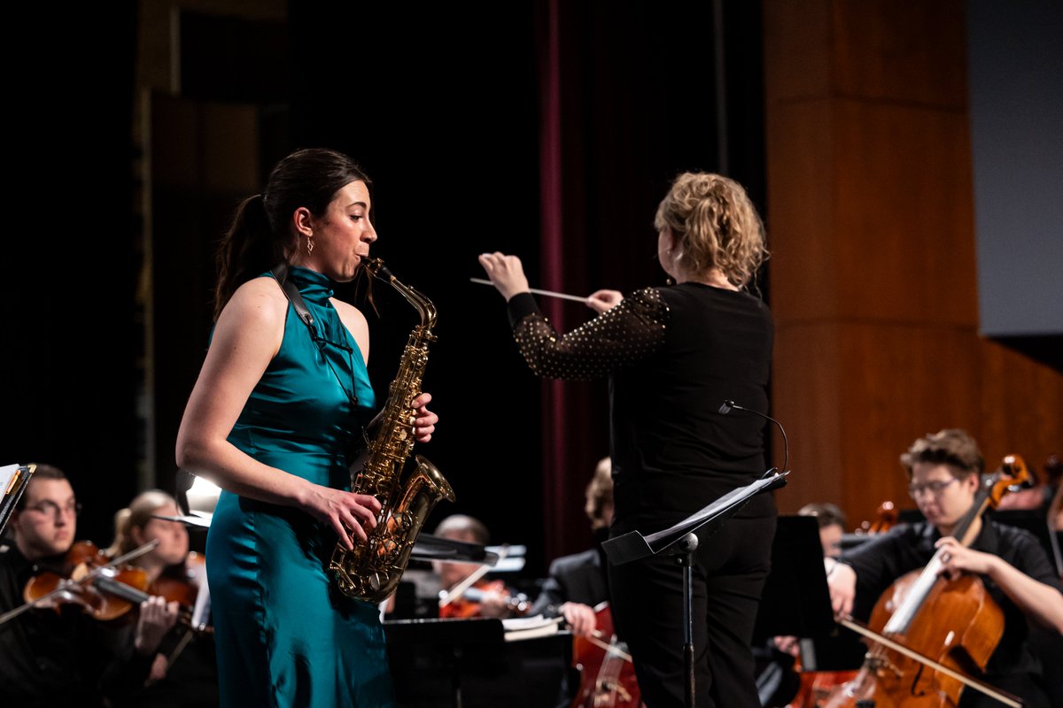The Wartburg Community Symphony wraps its season tonight with Dance of Life at 7 p.m. in Neumann Auditorium. Saxophonist Abby Gaul '24 and soprano Georgia LaBounty '26 will be featured soloists! Come at 6:30 to hear the trumpet choir in the lobby. tix.com/ticket-sales/w…