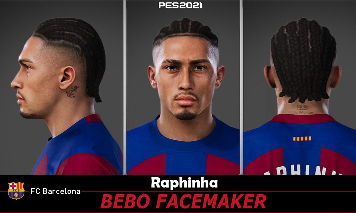 >>#eFootballPES2021 <<
#Raphinha 🇧🇷face
----------------------------------------
link: bebofacemaker21.blogspot.com/2024/04/blog-p…
----------------------------------------
#eFootball2024 #eFootball #pes21 #FC24 #Barcelona @FCBarcelona #ViscaBarca #LaLiga #Brazil @CBF_Futebol #ChampionsLeague