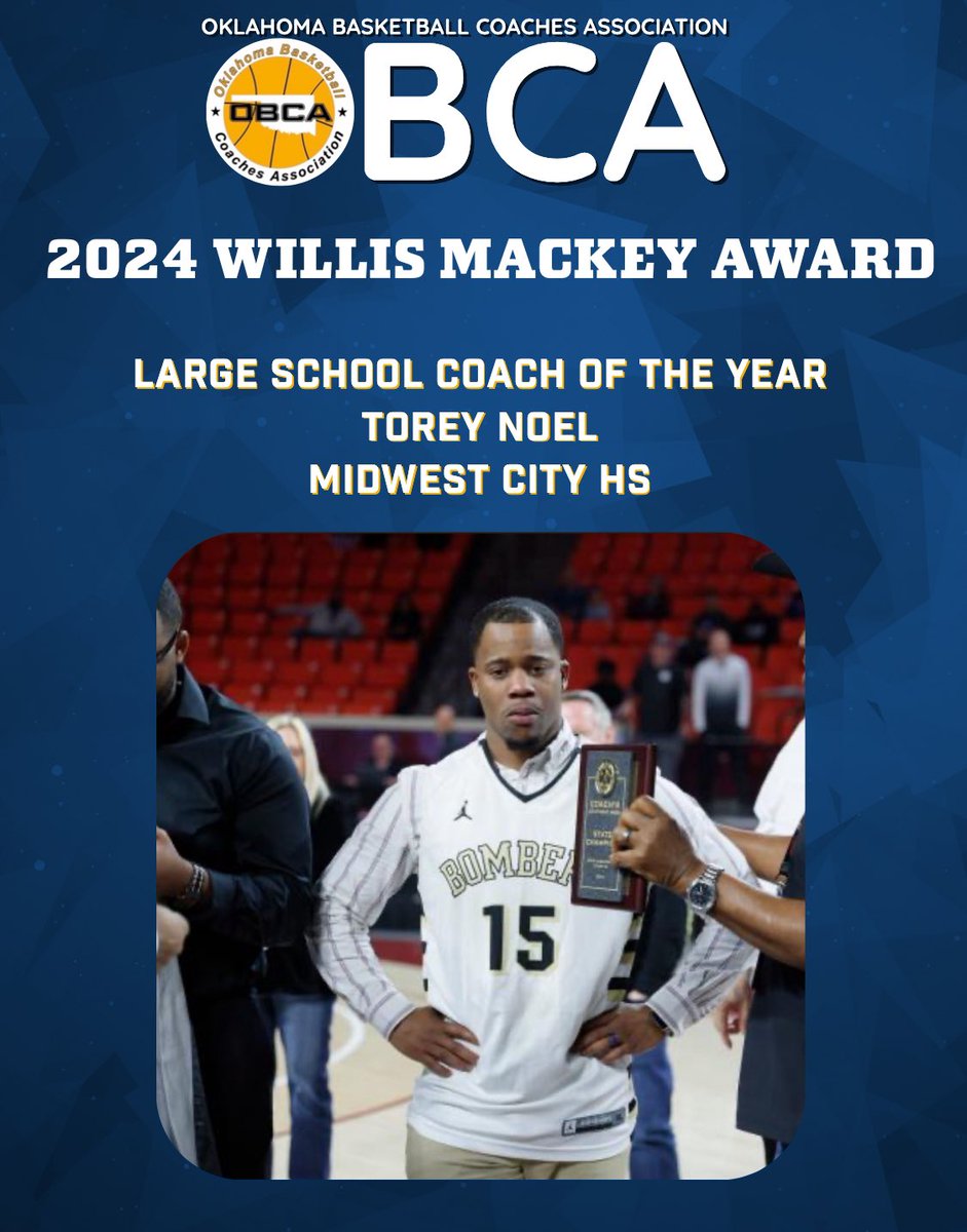 Congratulations Coach Torey Noel - Midwest City HS.