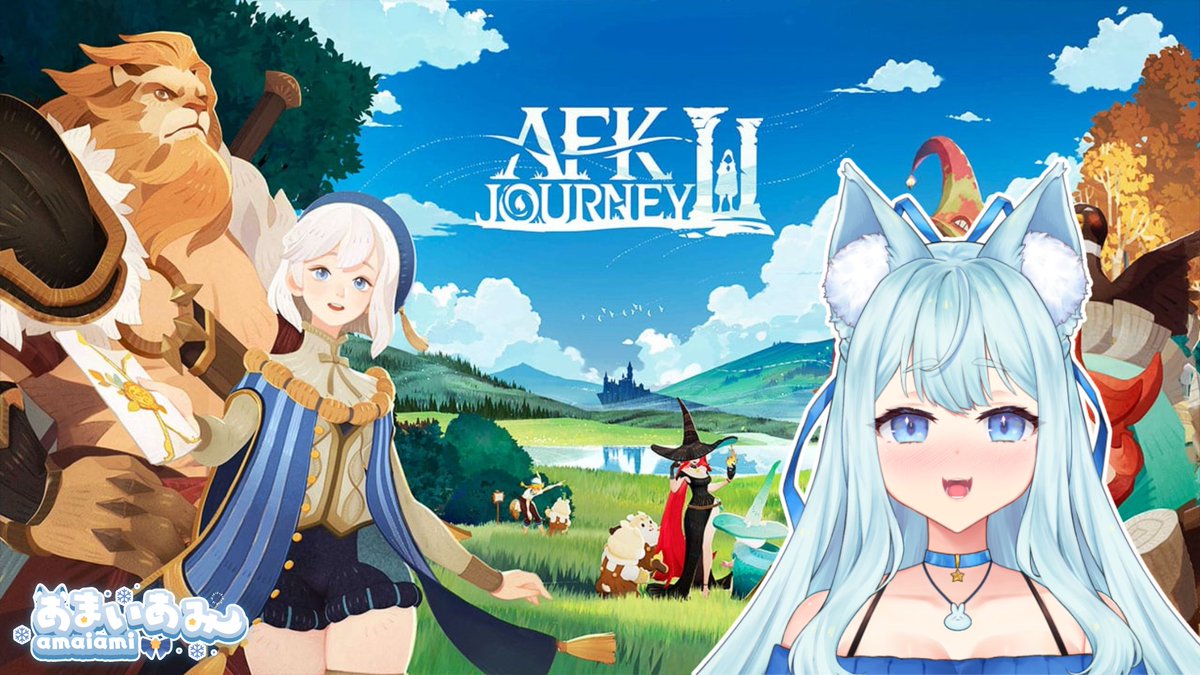🔴LIVE NOW!! -- tonight's stream is #sponsored by @AFK_Journey! Come enjoy this free-to-play ethereal fantasy RPG story with meee~ 【LIVE🔗in bio】