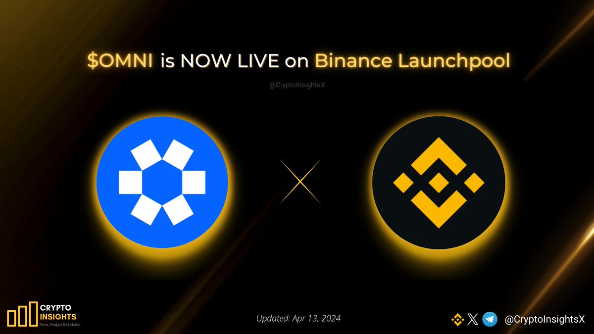 🔥No time to waste around here because @OmniFDN $OMNI is NOW LIVE on @Binance Launchpool. 🔸 Farm $OMNI by staking $BNB and $FDUSD 🔸 $OMNI will be listed on #Binance at 2024-04-17 12:00 (UTC) Farm $OMNI now👇 launchpad.binance.com/en You don't want to miss it 🔥 Join…