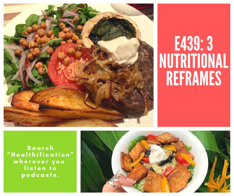 #podcast 439: 3 Nutritional Reframes.
One: Focus On NUTRIENTS Rather Than Calories. FULL post here:
strongbodygreenplanet.com/439-3-nutritio… #eatbetternotless