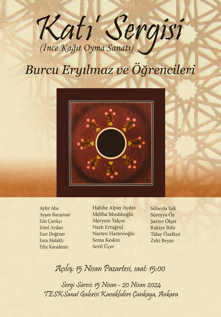 Halpaydin's tweet photo. 12 yıldır birlikte çalıştığım Hocamla Üniversiteye Hoca olarak geçtiği icin jübile anlamli kaçırılmayacak kadar nadide sergimize davetlisiniz.
7 eserimle katilacagim sergimizde  esssiz değerde çalışmalar bulunmakta. Ankara'da olan tüm  sanatseverleri bekliyoruz. https://t.co/KtKsLpJFxl