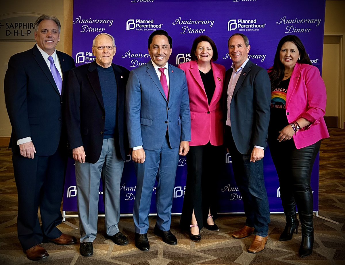 Honored to stand with Planned Parenthood of the Pacific Southwest as they mark 61 years of vital service. 

In challenging times for reproductive rights, it's crucial to support <a href="/PPPSWHealth/">Planned Parenthood of the Pacific Southwest</a>. 

Together, we continue to fight for and protect reproductive rights. #ForAllofUs