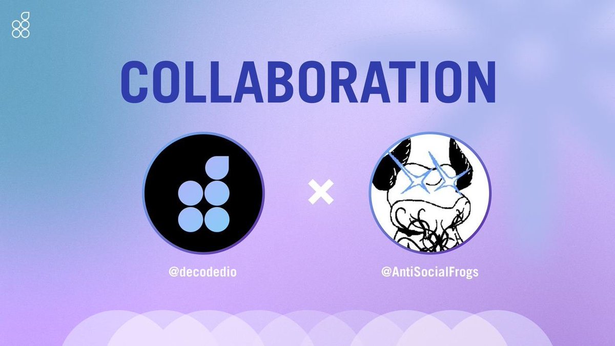 Market's down bad; no better time to be Anti-Social

Anti Social Frogs WL x 3

🔵Follow @AntiSocialFrogs, @Decodedio, @JosephXBT_22 

📷LK + RT + tag degens 

🐸F THE CABAL

💎Winners in 24 hrs, turn on notis.