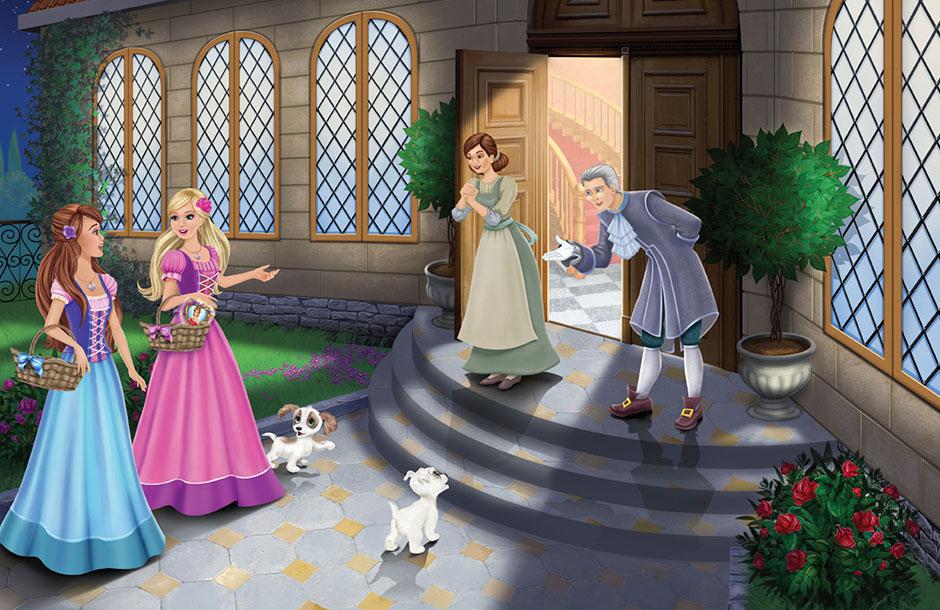 barbie and the diamond castle (2008) - book illustration