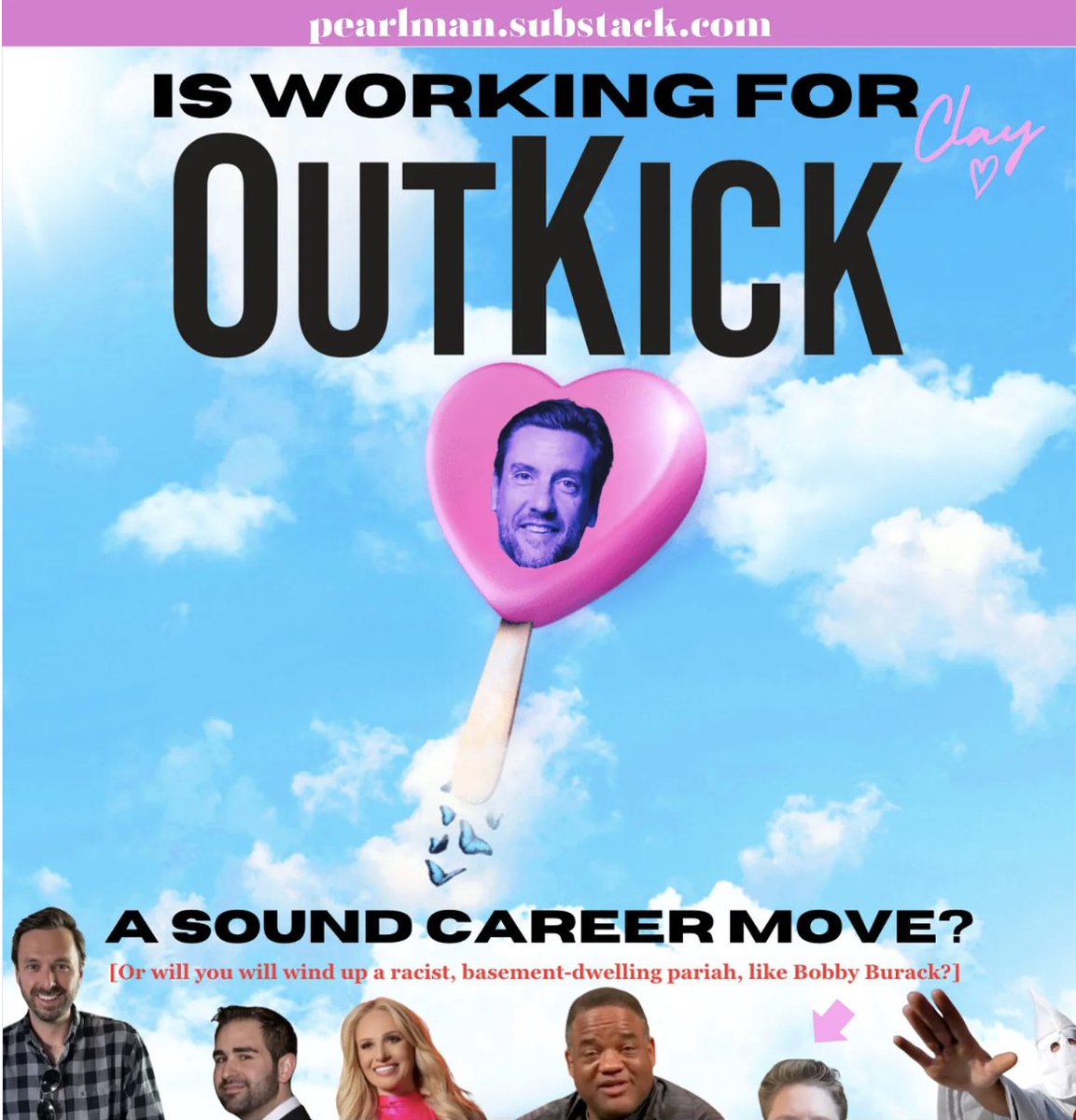 I don't know whether @dhookstead and @RealDanZak are good or bad dudes. But I do think, by working for @outkick, any goals of being employed elsewhere are pretty dead. This week's Yang delves in: pearlman.substack.com/p/the-yang-sli…