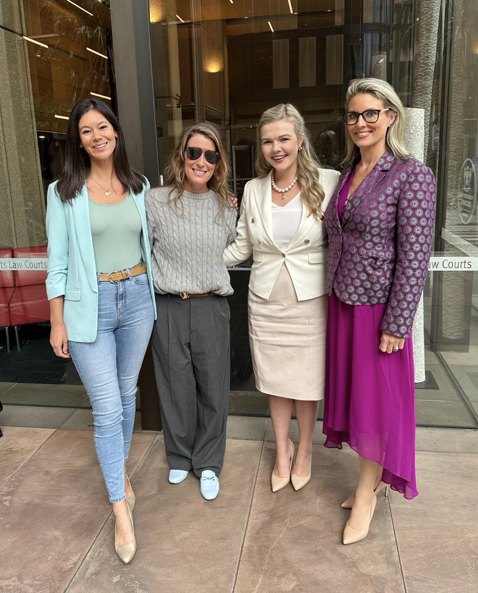 💜 It was an absolute privilege to witness the incredible strength and determination of @salltweets and her brilliant legal team in court this week. 🤍 It still seems surreal that female barristers for Tickle and the AHRC tried to make the case in Federal Court that being a