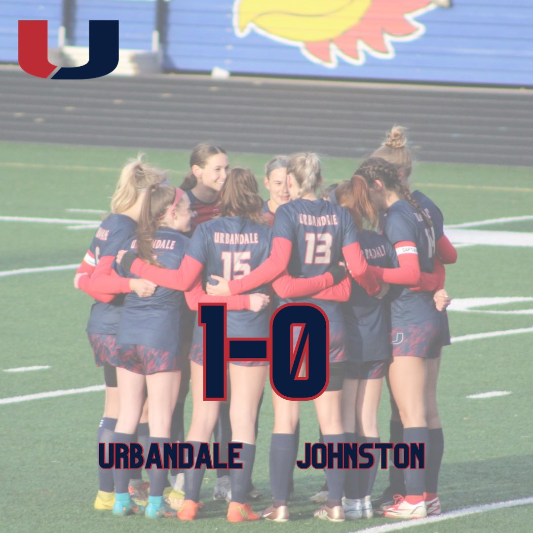 UrbyGirlsSoccer's tweet photo. Winner over Johnston by Mulligan assisted by Lilienthal! Shutout by Hughell! https://t.co/TIxNs2mwVV