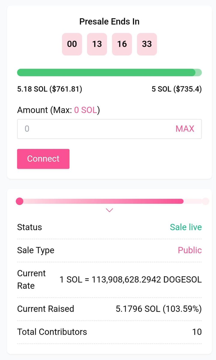 DogeSolCoinMeme's tweet photo. 🔥🔥 GOAL REACHED, RUN AND THERE’S STILL TIME TO WIN 200x
🔥🔥
🔗https://t.co/HJNMkx4CsA

$SOL #memecoins  #DOGE @pinkecosystem https://t.co/l3RLW4qao6