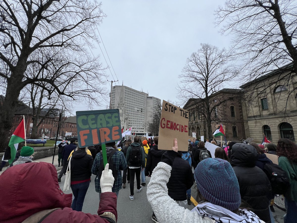 ForsdykeRuth's tweet photo. We keep marching until Palestine is Free!๐ Join us Tomorrow, Sat Apri 13th @12pm in K'jipuktuk #Halifax in #Mikmaki ๐๐ต๐ธ
March from Garrison Grounds 2 Peace & Friendship Park๐#PermanentCeasefireNow! #StopTheAmputations #SaveRafah #StopStarvingKids #StopArmingIsrael #FreeGaza ๐ฅ https://t.co/zZnbOcqsKR