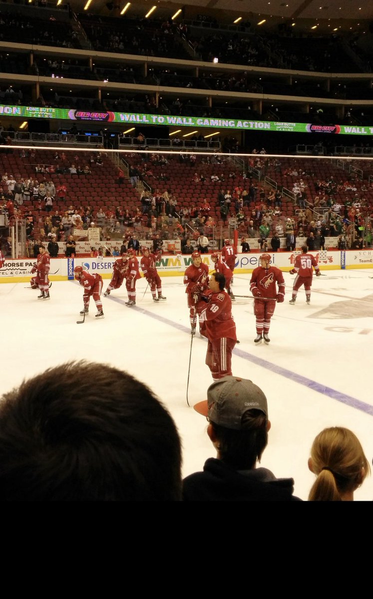 orcabay01's tweet photo. @PHNX_Coyotes Man, so many memories.  2012 playoffs is still my background photo on my phone, 2015 uniform reveal (cool experience to be a part of), countless games when I brought friends and they became hockey fans.  Damn.  This is going to hurt.  It didn't have to be this way FFS 🤬 https://t.co/tDzCxoRKOZ