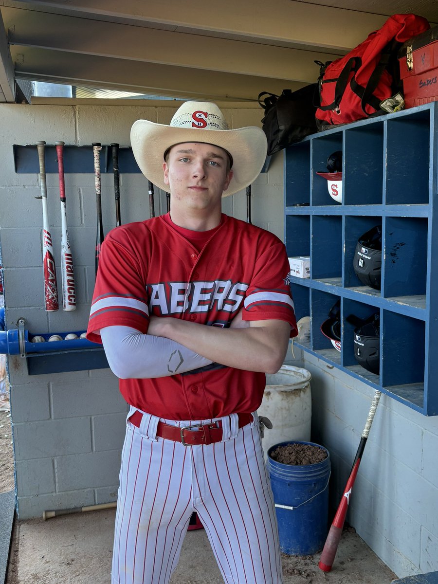 Sabers picked up a 10-6 win over Lakeville North. Landon Heller was rock solid going 5 innings to secure the WIN. Carson Schroeder made his varsity debut and earned the save! Connor McGee was swinging it w/ 2 hits, 2 RBI's. Logan Krosch joined in going 3-3 w/ 2 runs and an RBI.