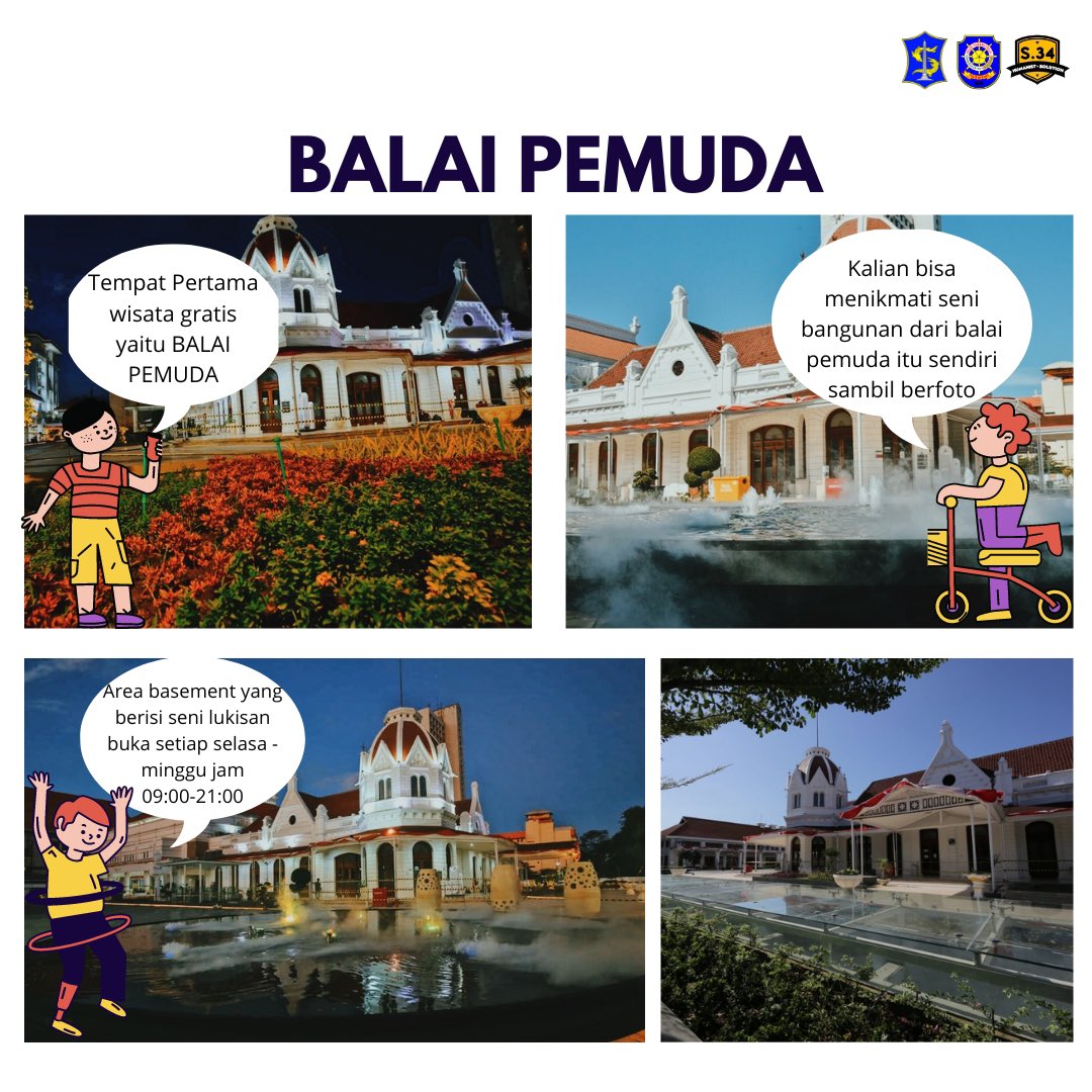 satpolppsby's tweet image. Destinasi Wisata Gratis Di Kota Surabaya🏝️

Setelah Lebaran terbitlah Liburan😍 #AsikBanget
Rek, buat kamu yang bingung mau liburan gratis tapi #LowBudget mimin punya beberapa recomendasi nih.. yaitu Alun-alun Surabaya/ Balai Pemuda , Taman Surabaya dan jalan Tunjungan.