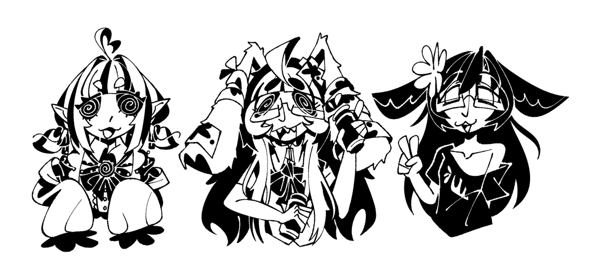 MUST_ALT_'s tweet photo. cute girls (1/3)
#Arurart #kukoART #pikansso #HexASketch #parasiART #pyonpyonart https://t.co/WmxtZaZvzc