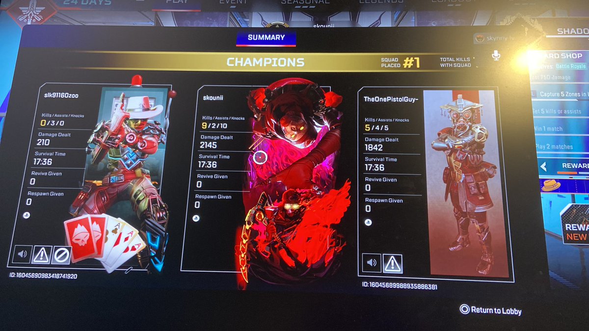 Skounii's tweet photo. Never happening on siege but at least it can on apex @TheOnePistolGuy https://t.co/of43ECMqTg