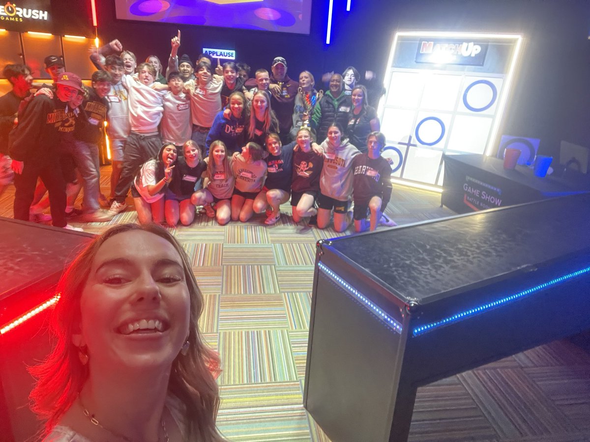 Group photo with our game show host today!