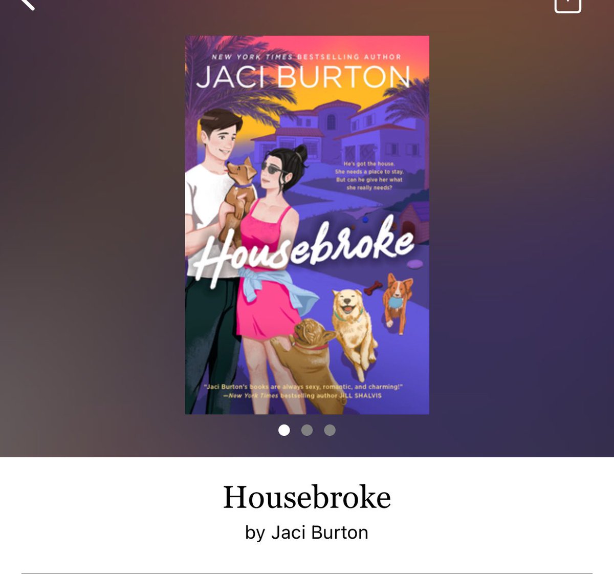 Housebroke by Jaci Burton 

#Housebroke by #JaciBurton #6230 #34chapters #336pages #379of400 #NewishRelease #audiobook #16for4 #LincAndHazel #8houraudiobook #april2024 #clearingoffreadingshelves #whatsnext #readitquick