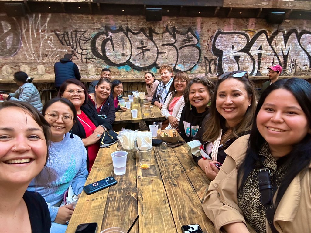 FTGaskin's tweet photo. Made it to the grad student dinner this year 😅 Thank you, @AERASIG_IPA, for supporting another special time of community! #AERA2024 https://t.co/q6dNM32Teb