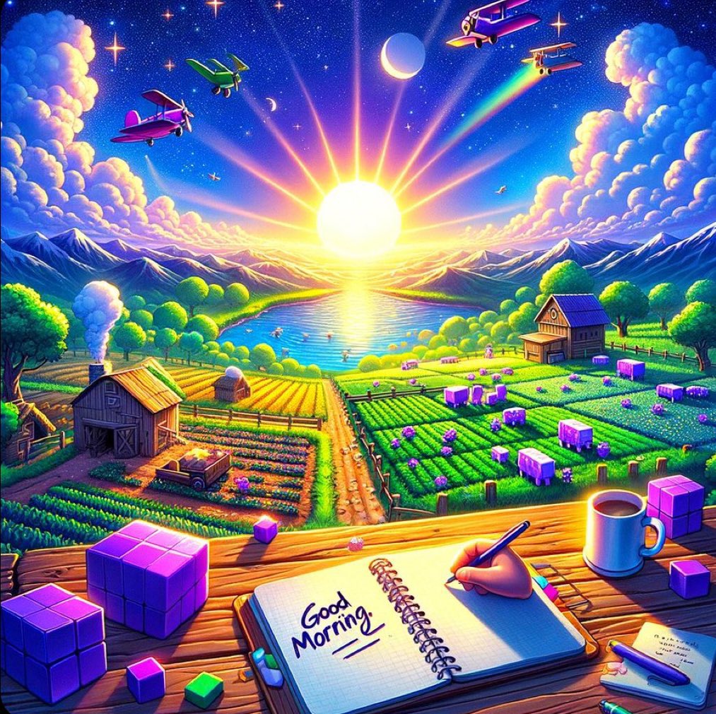 GOOD morning  Farmooooors 

Today is the day 

Don't stop grinding 

🟨 $BUBBLE
🟩 $PARAM
🟫 $TRIP
⬛️ $BEYOND
🟥 $COOKIE 
🟦 $MOJO
⬜️ $SOMO
🟪 $PIXIZ

#airdrop #coin #BTC                         $ #Solana 
#AirdropAlert #BLOCK #GaiminIo #Airdrop