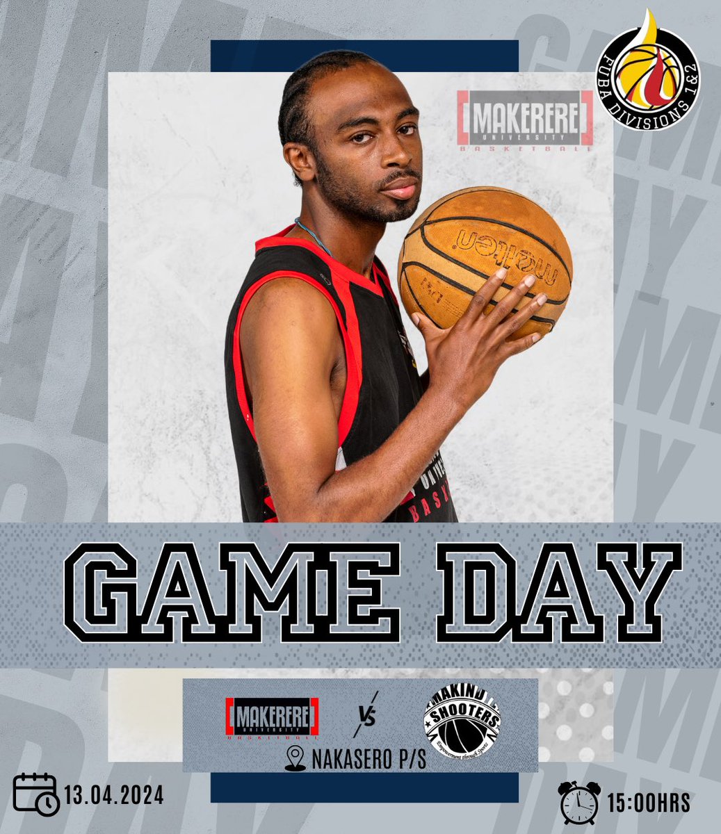 GAME DAY 🆚 Makindye Shooters 🕗 15:00 HRS 🏟 Nakasero P/S