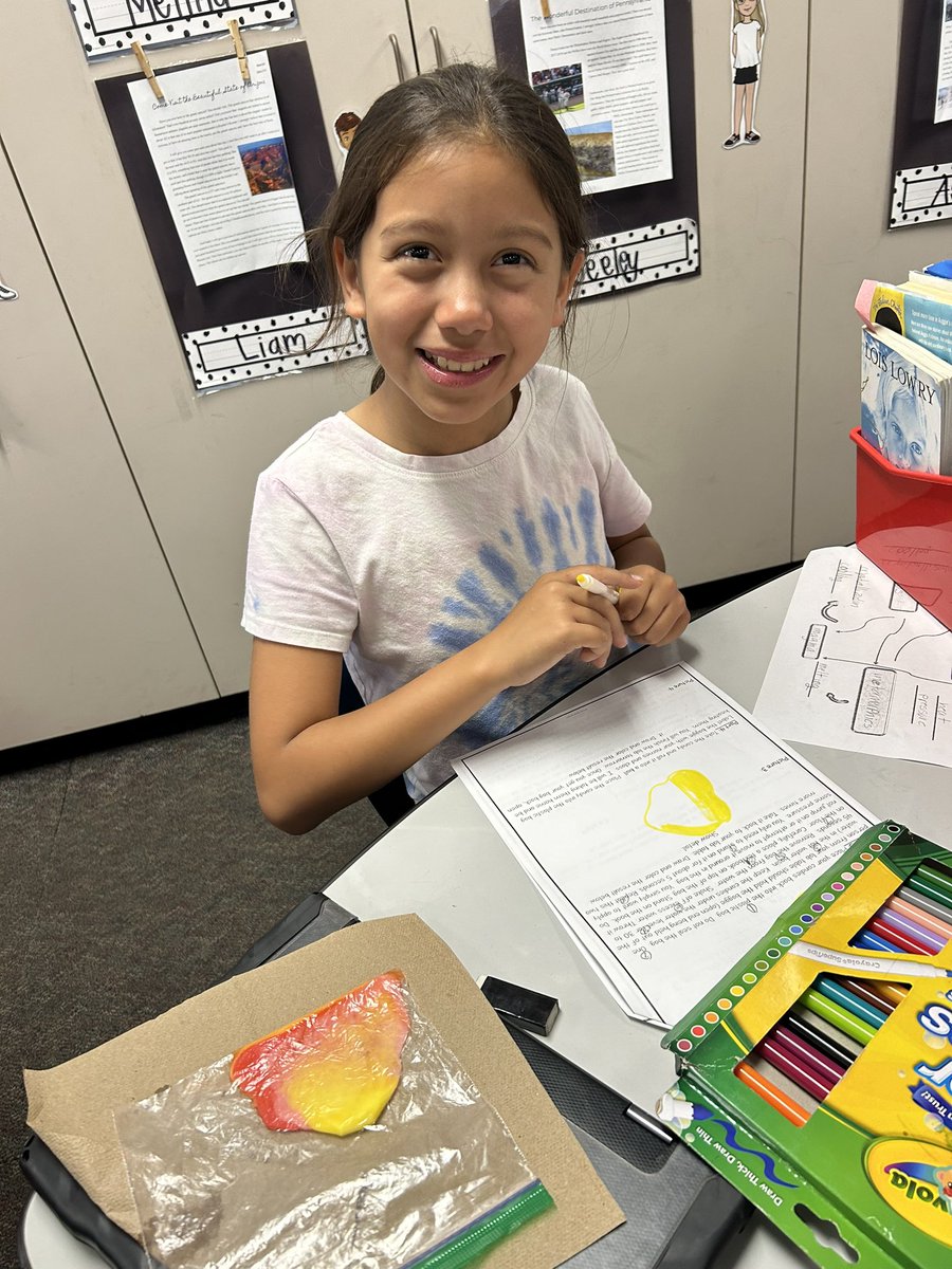 Ss became geologists and learned about the rock cycle through our hands on Starburst Rock Cycle Lab. We were able to connect our learning to this natural process about how rocks are formed, broken down, and transformed into different types of rocks over time. It “ROCKED”!🪨