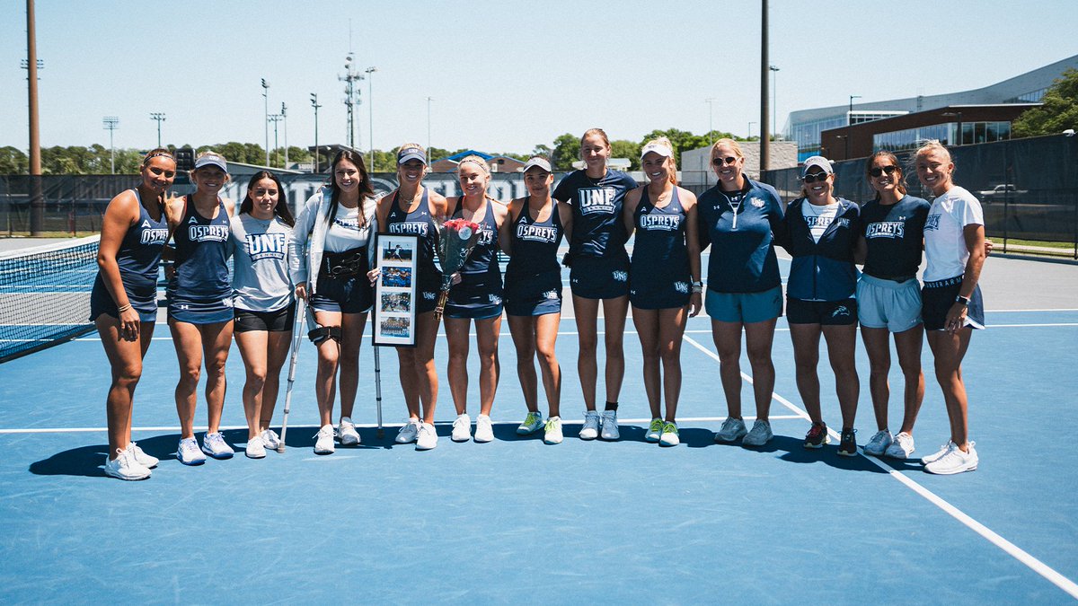 OspreyWTEN's tweet photo. Ospreys celebrate senior day with a 5-2 victory over Eastern Kentucky in its final home match of the '24 season on Friday afternoon!

🗞️ >> https://t.co/undI0wfUZY
📊 >> https://t.co/wGHnagr5sQ

#SWOOP https://t.co/aNrnN3aege