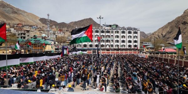 Celebrating #Eid Al Fitr  in Kargil with Solidarity to the people of #Palestine .
.
#PalestineLivesMatter
