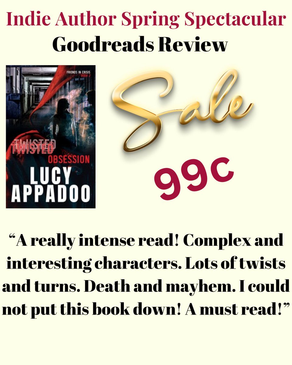 Excited by amazing collab. 
indievisibleevents.com
Book 2 after Haunted By The Past.

Thriller category.

#romanticsuspense #reading #romance #suspensethriller #booklover  #authorcollaboration #discountedbooks #authorpromotion#indieauthor #springspectacular #stalker #thriller