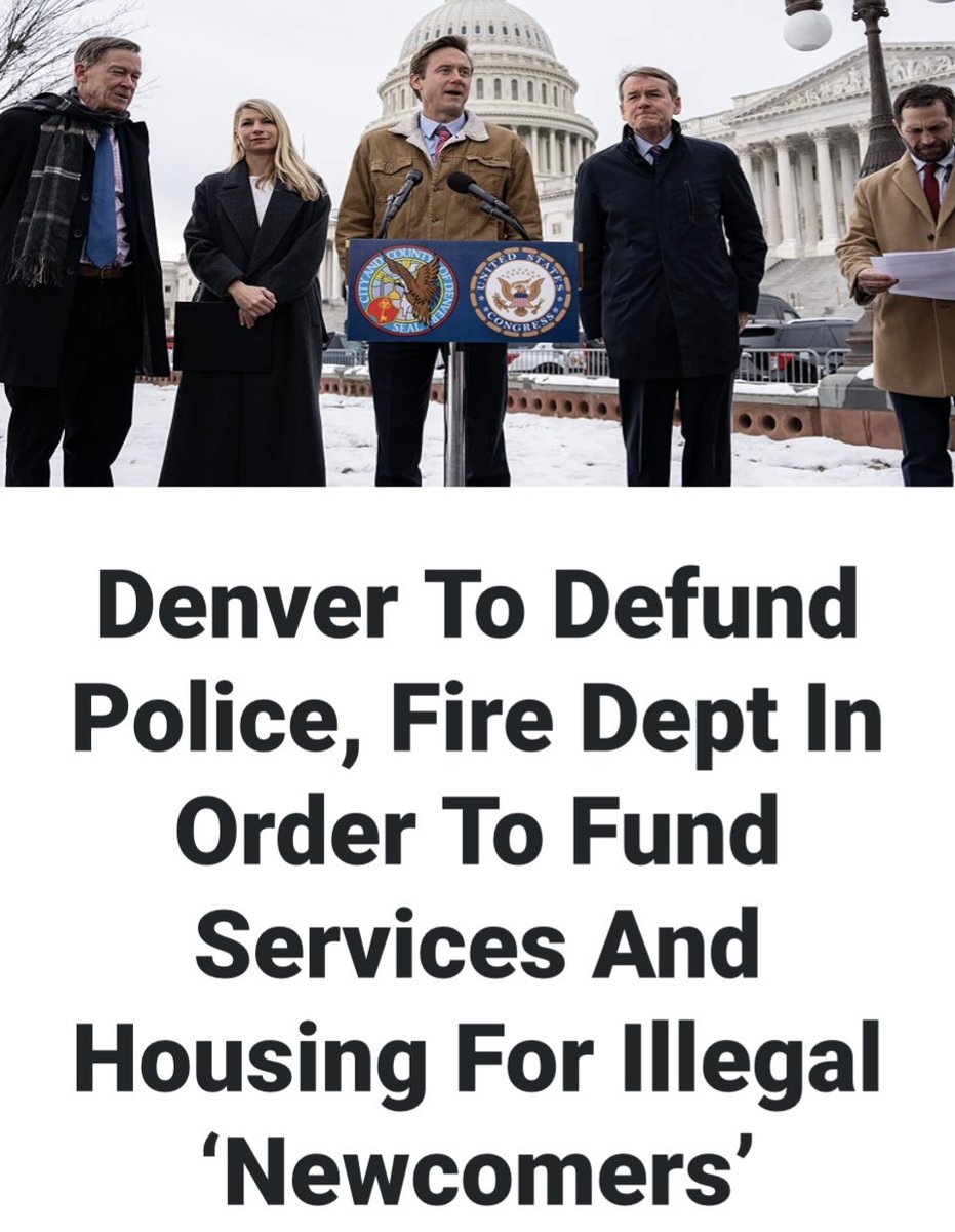 The Democrat run city of Denver, CO. defunds their police force in order to better serve the thousands of unvetted illegal aliens to their Sanctuary City! You can’t make this stuff up!! 🤡🎪🤡🎪🤡🎪🤡🎪🤡