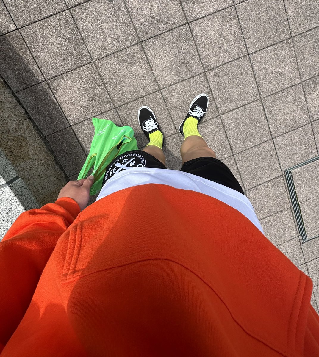 owethawk's tweet image. 何も考えずに家を出たらエゲツない配色になりました。

色に負けない練習してきます
#GLEAT
#STRONGHEARTS
