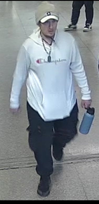 ID Sought re: Larceny of a motorized scooter #MBTA Back Bay 3/8 3PM. Recognize this person of interest? Pls contact our Criminal Investigation Unit at 617-222-1050 w/any info you have. You can remain anonymous. TY