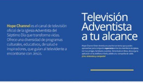 minjagransa's tweet photo. 👉Conoce nuestro Canal Adventista
👉Descarga la App
👉Compártela con tus amigos
👉Celebra el día del Amigo de Hope Channel

Sábado 13 de Abril promociona en tu Iglesia nuestro Canal 'Hope Channel'

@MIVESUB
@UVOriental 
@HopeChannel_IA https://t.co/Y19lD9uWnv